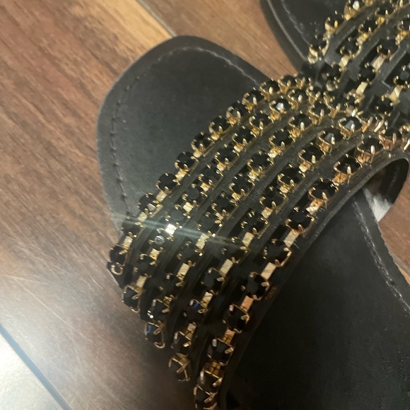 SHOEDAZZLE rhinestone sandals - SIZE 6 - Picture 3 of 4
